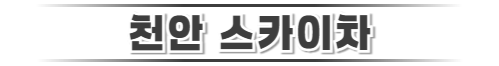 천안스카이차